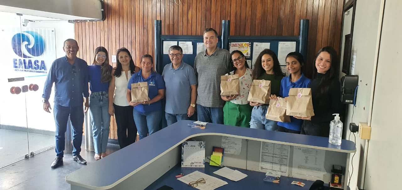 Colaboradoras da EMASA foram homenageadas no Dia Internacional da Mulher.