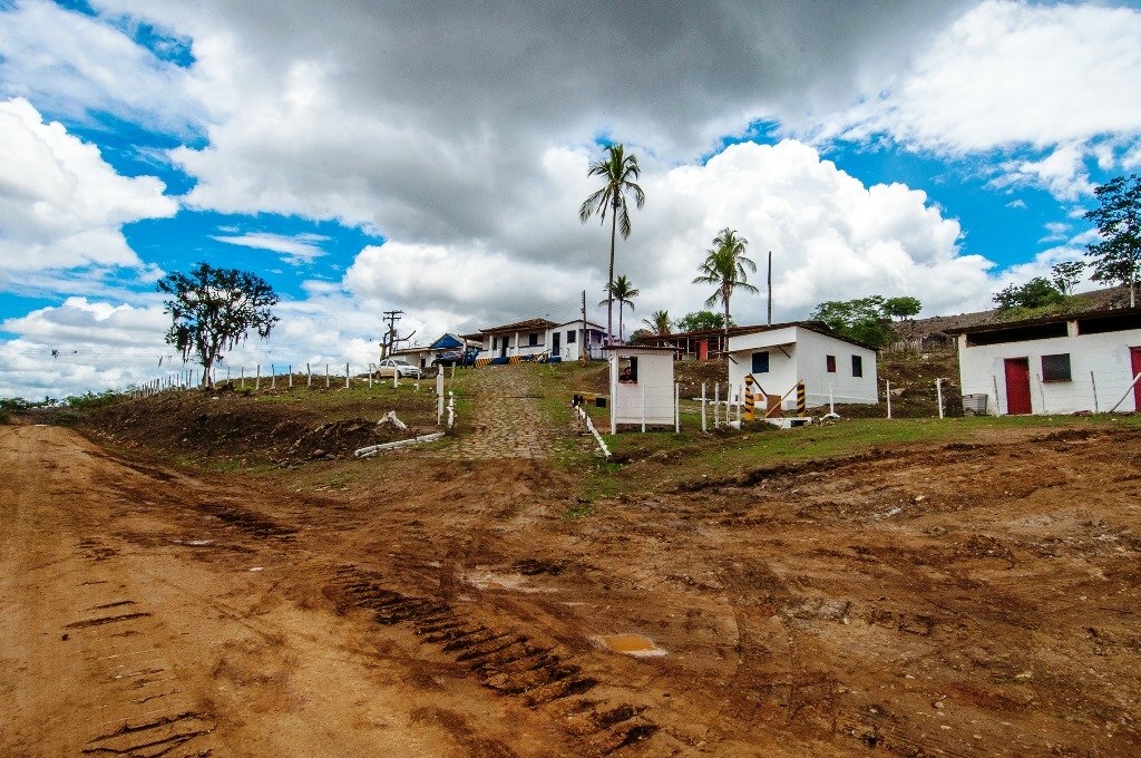 Canteiro da obra da barragem do Colônia está pronto - Foto Lucas França