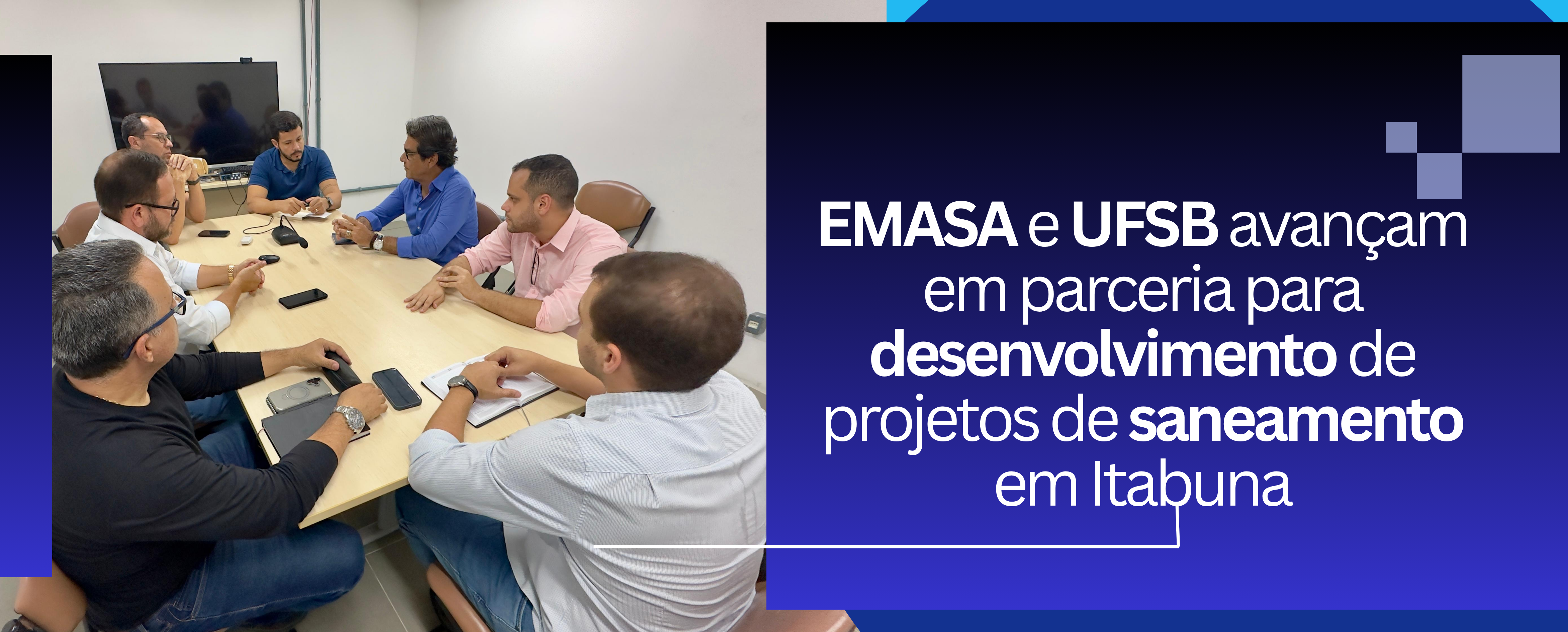 EMASA e UFSB avançam em parceria