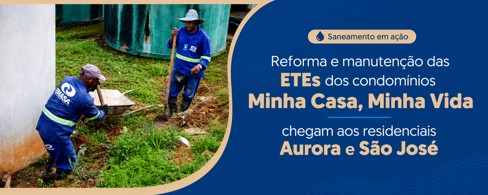 Reforma e manutenção das ETEs