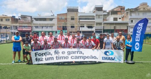 Time da EMASA conquista mais um título do Campeonato dos Servidores Municipais de Itabuna (Foto: Pedro Augusto)